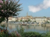 17 Bergerac church and dordogne river